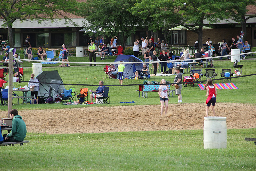 Park near Dexter MI Hudson Mills Metropark