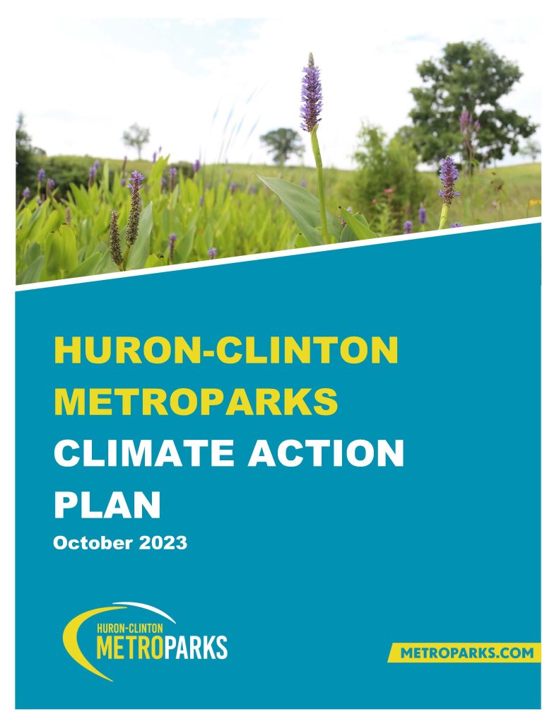 Climate Action Plan full document report for Huron-Clinton Metroparks